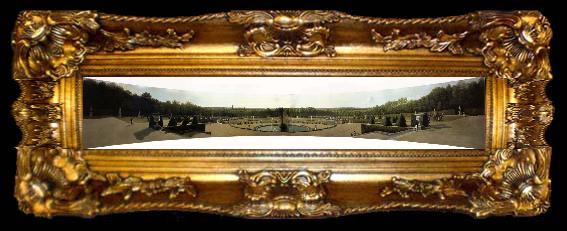 framed  John Vanderlyn Panorama du palais et des jardins de Versailles, ta009-2